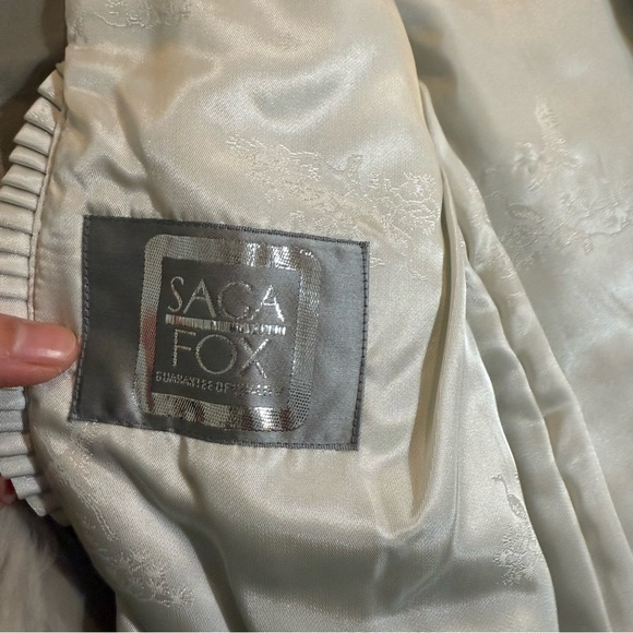 Saga Blue Fox Fur Coat size XL - Picture 5 of 15